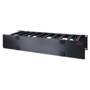 Rca Informatique - Image du produit : 2U HORIZONTAL CABLE MANAGER 6IN FINGERS TOP AND BOTTOM