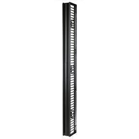 Rca Informatique - image du produit : VERTICAL CABLE MANAGER 2 4 POST RACKS/ SINGLE SID