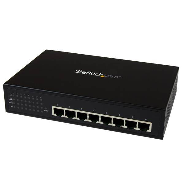 Rca Informatique - Image du produit : SWITCH GIGABIT ETHERNET 8 PORTS NON GERE AVEC POE 802.3AF/AT