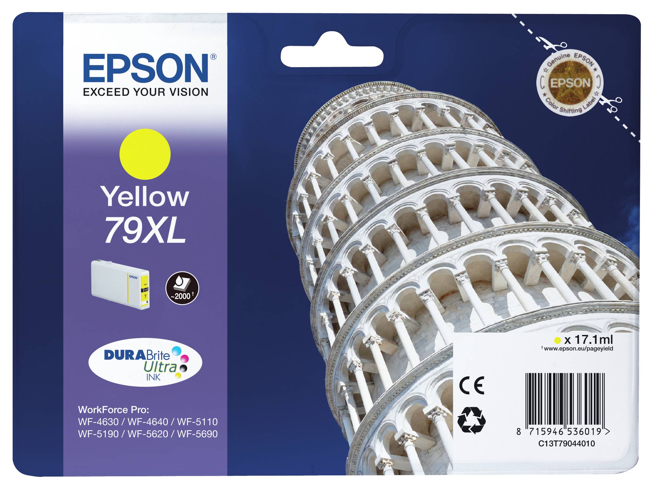 Rca Informatique - Image du produit : SINGLEPACK YELLOW 79XLDURABRITE YELLOW 79XL DURABRITE ULTRA INK