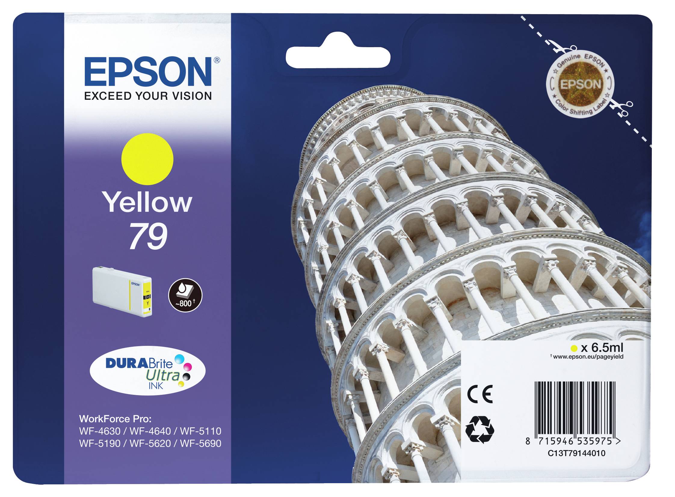 Rca Informatique - Image du produit : SINGLEPACK YELLOW 79 DURABRITE YELLOW 79 DURABRITE ULTRA INK