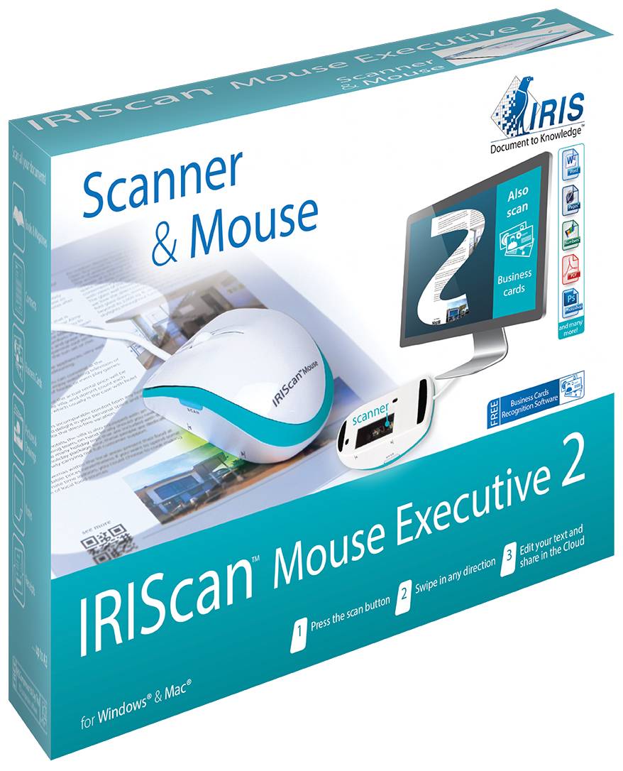 Rca Informatique - image du produit : IRISCAN MOUSE EXECUTIVE 2 IN