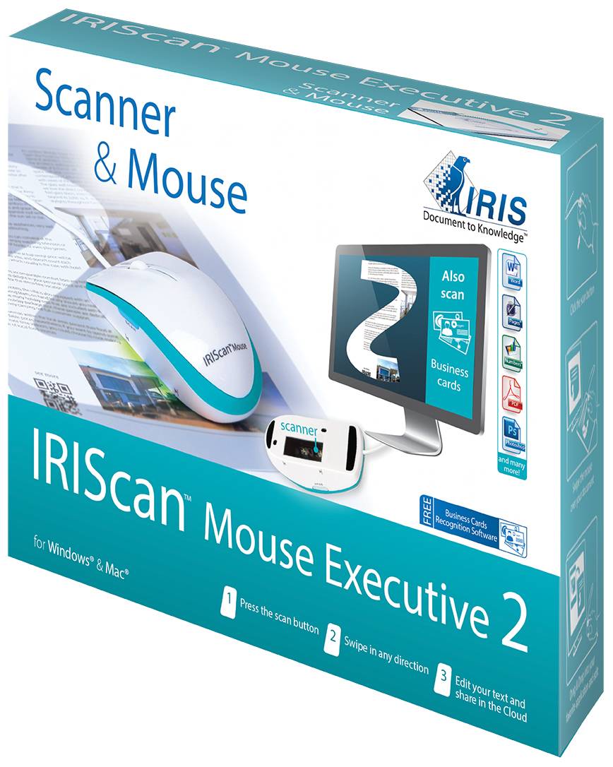 Rca Informatique - image du produit : IRISCAN MOUSE EXECUTIVE 2 IN