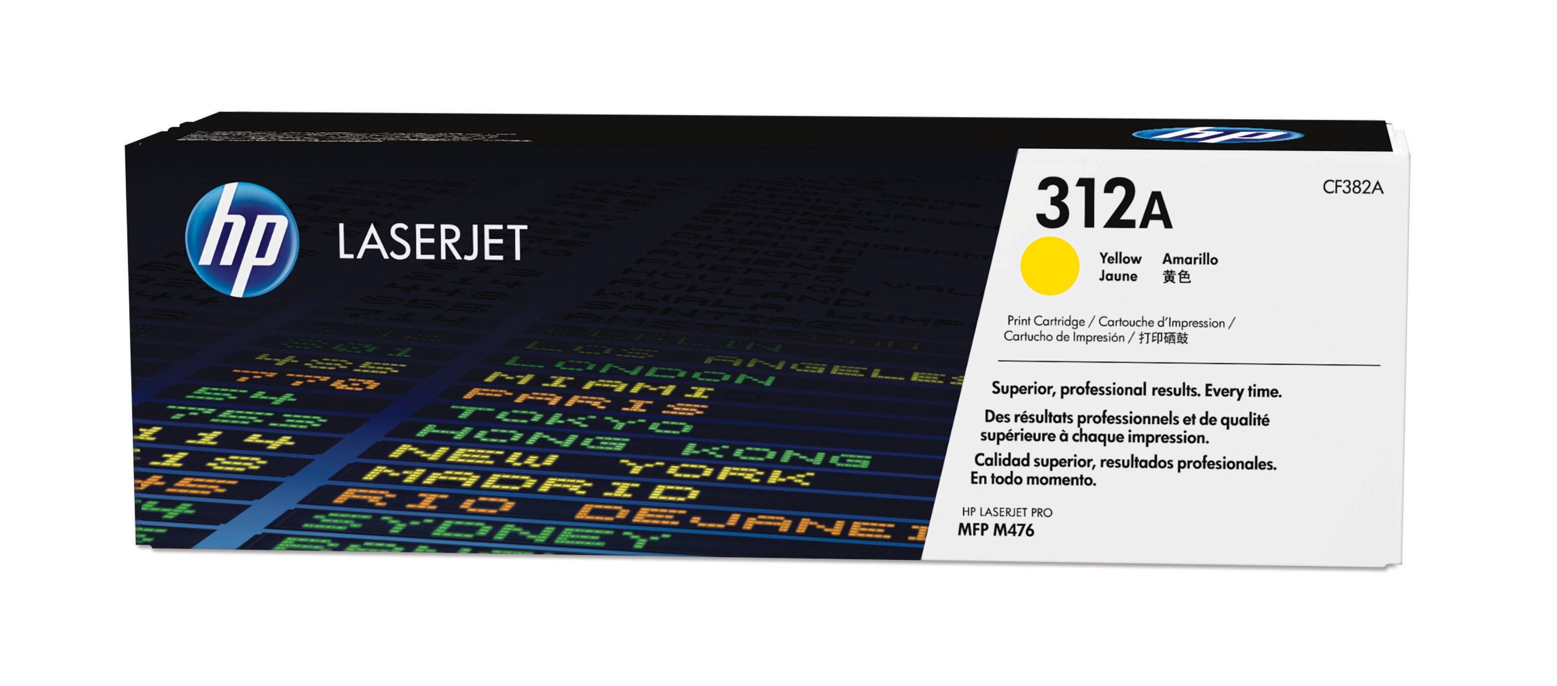 Rca Informatique - Image du produit : TONER CARTRIDGE 312A YELLOW .