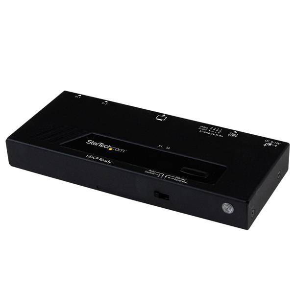 Rca Informatique - Image du produit : 2PORT HDMI SWITCHER W AUTOMATIC PRIORITY PORT SELECTOR