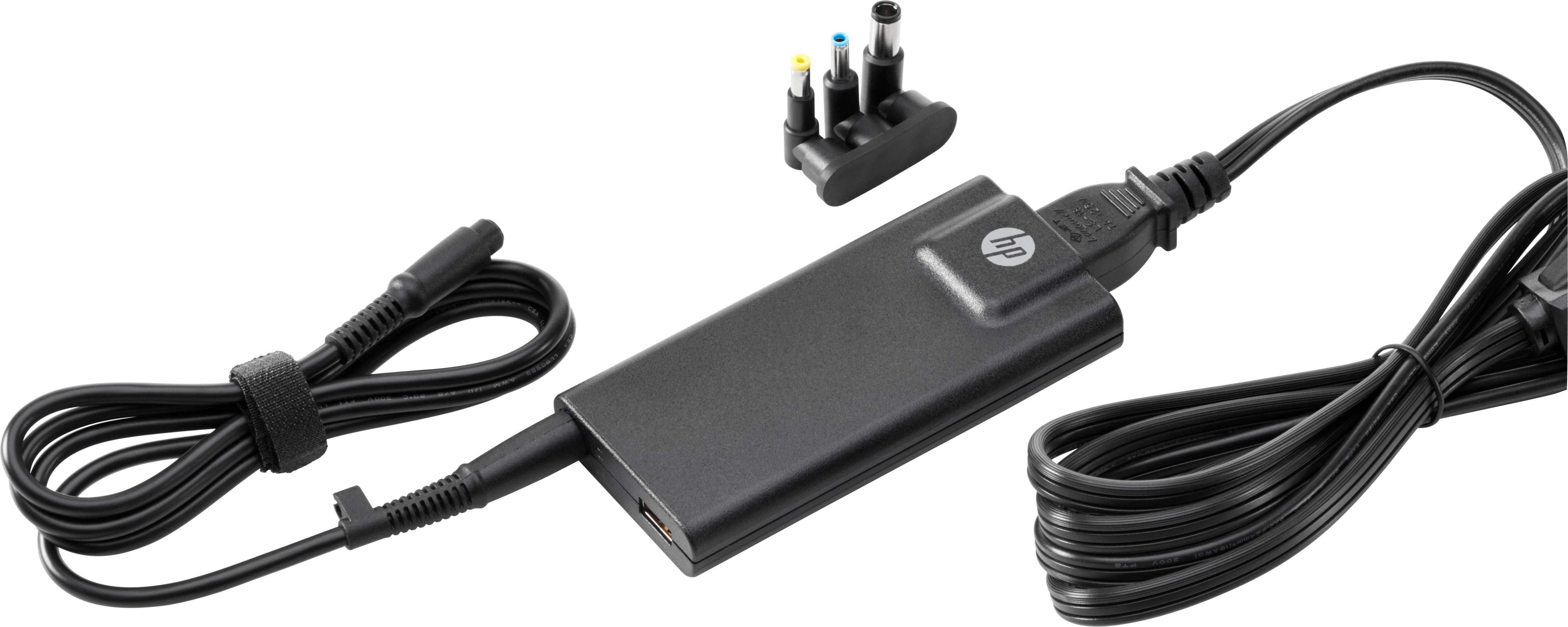 Rca Informatique - Image du produit : 65W SLIM W/USB ADAPTER INTERCHANGEABLE TIPS
