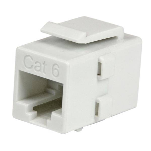 Rca Informatique - Image du produit : CAT6 RJ45 COUPLER WHITE - RJ45 KEYSTONE JACK CAT.6 F/F