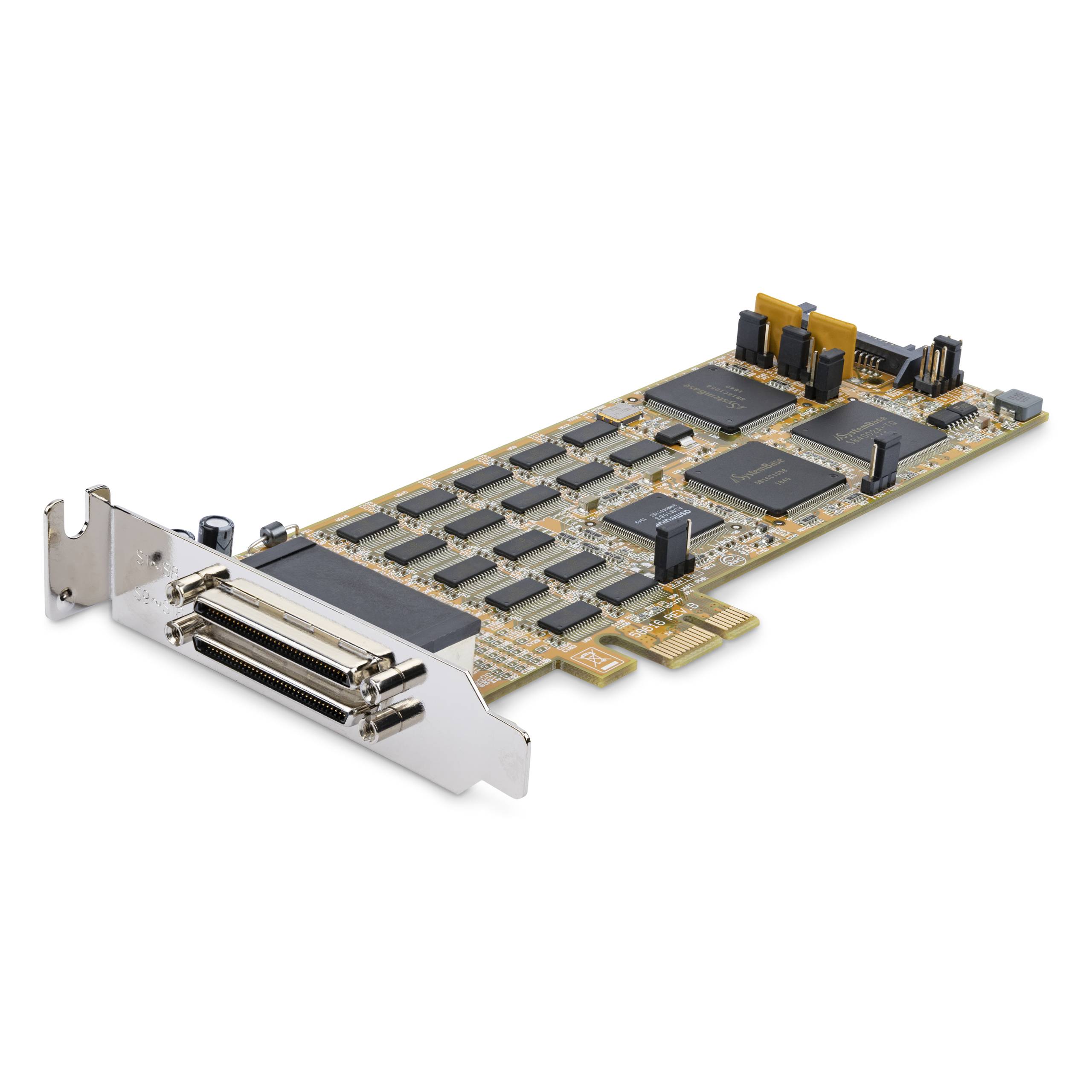 Rca Informatique - image du produit : CARTE PCI EXPRESS A 16 PORTS SERIE DB9 RS232