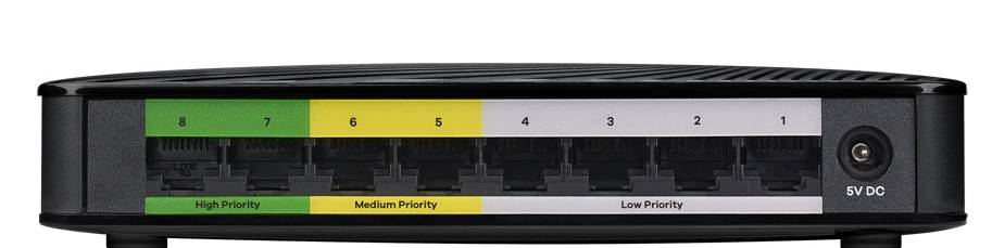 Rca Informatique - image du produit : GS-108SV2 8-PORT DESKTOP GBIT ETHERN MEDIA SWITCH