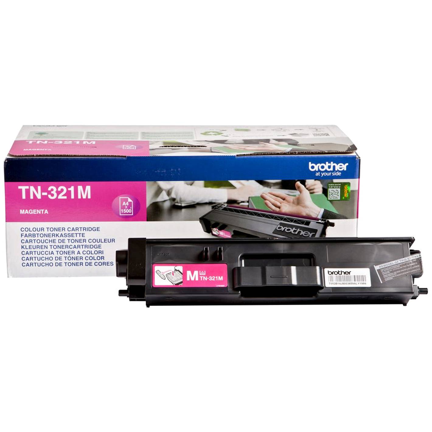 Rca Informatique - Image du produit : TN-321M TONER CARTRIDGE MAGENTA F/ HL-L8250CDN 1500PGS