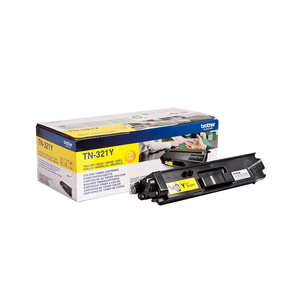 Rca Informatique - Image du produit : TN-321Y TONER CARTRIDGE YELLOW F/ HL-L8250CDN 1500PGS