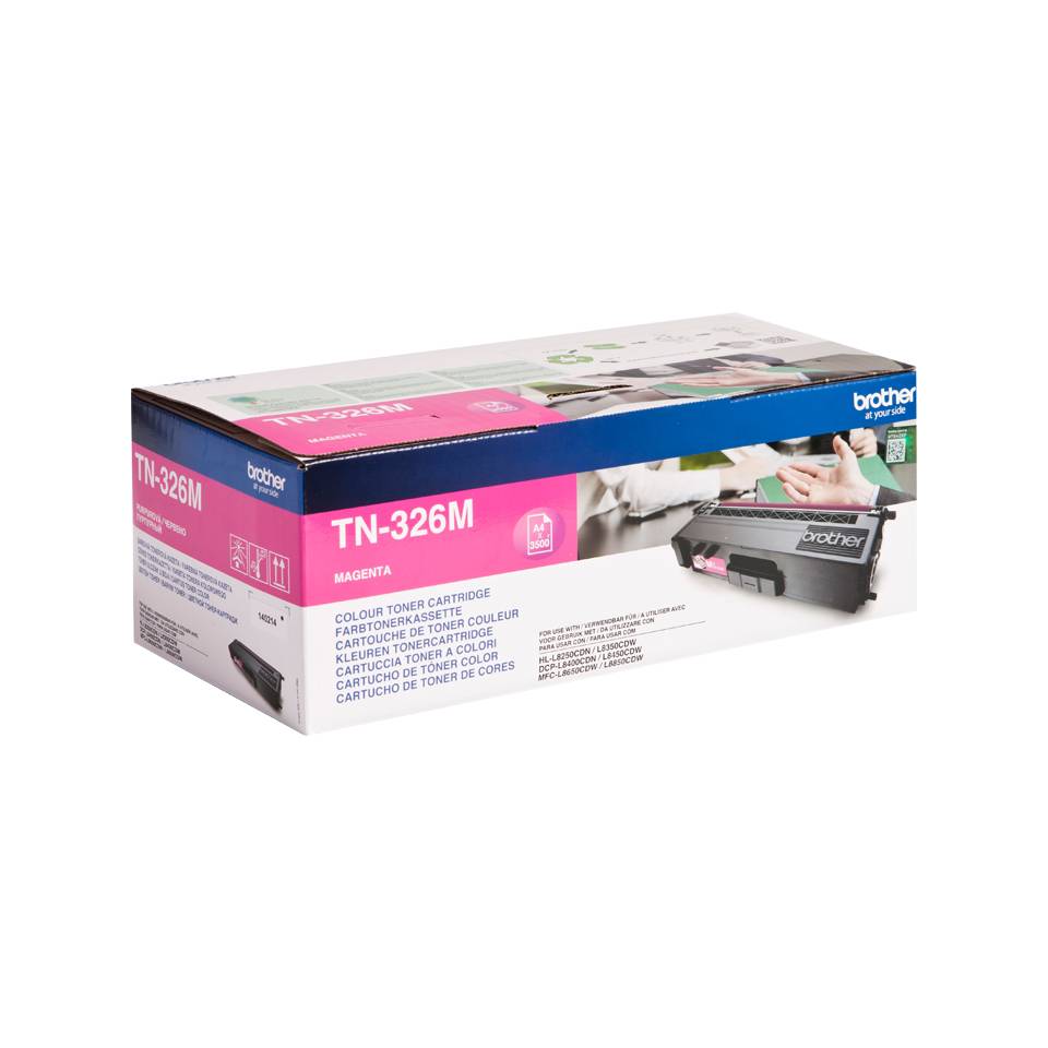 Rca Informatique - Image du produit : TN-326M TONER MAGENTA HC 3500PG F/ HLL8250CDN/8350CDW DCPL8400CD