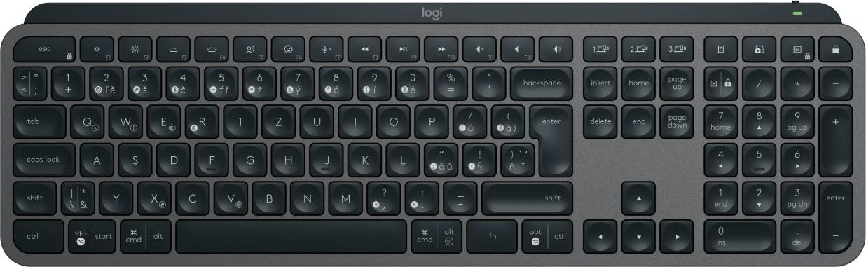 Rca Informatique - image du produit : MX KEYS S - GRAPHITE - CZE-SKY - BT - N/A - INTNL-973