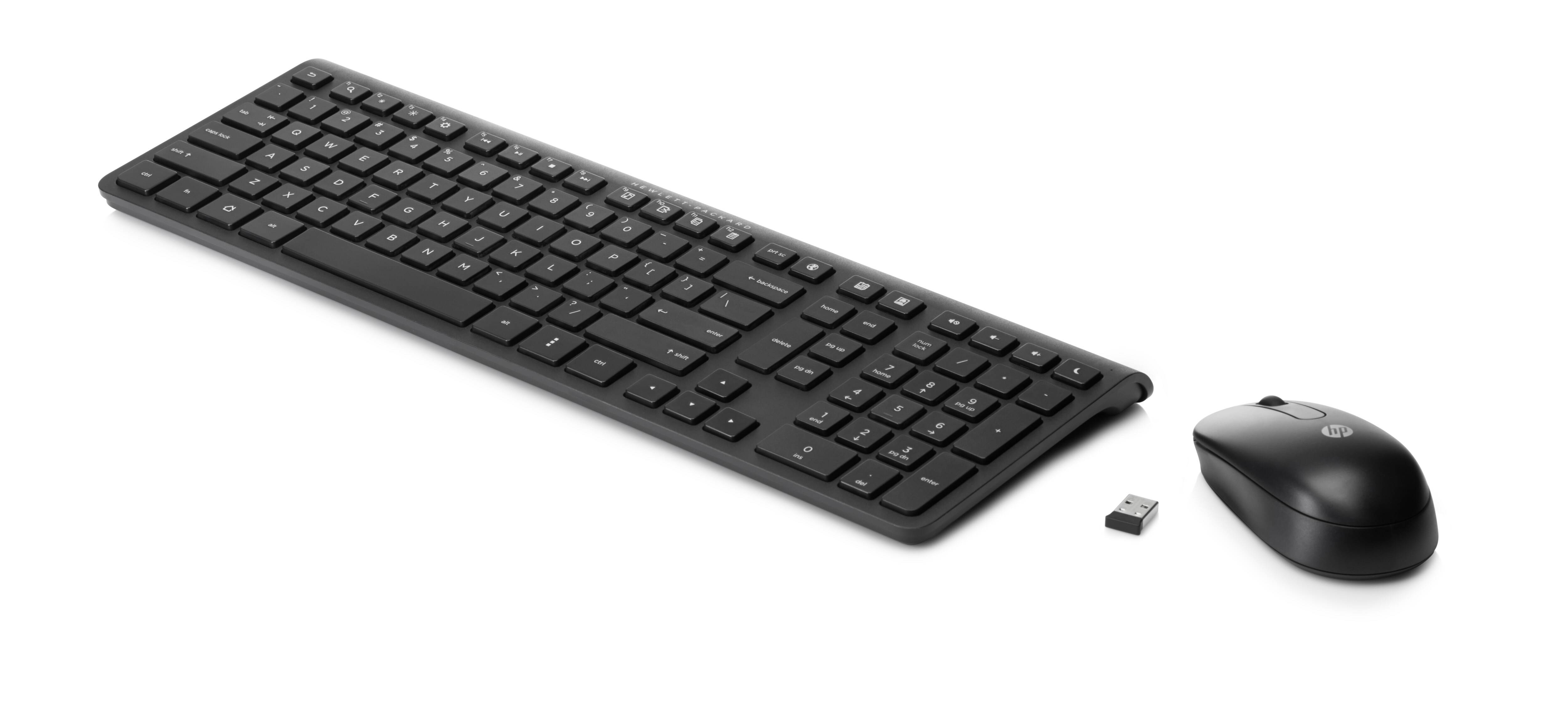 Rca Informatique - Image du produit : HP WIRELESS KEYBOARD AND MOUSE F/ SLATE 21                      FR