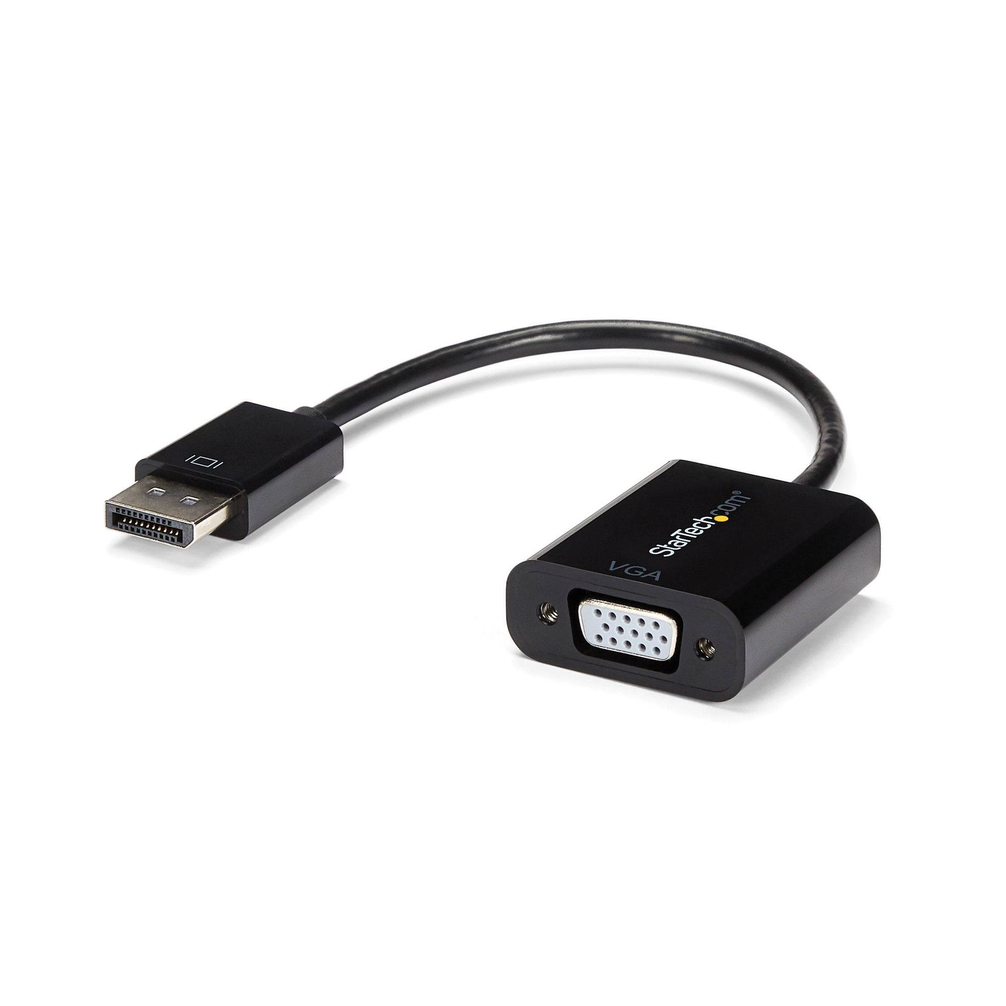 Rca Informatique - image du produit : DISPLAYPORT 1.2 TO VGA ADAPTER - DP TO VGA CONVERTER -1920X1200