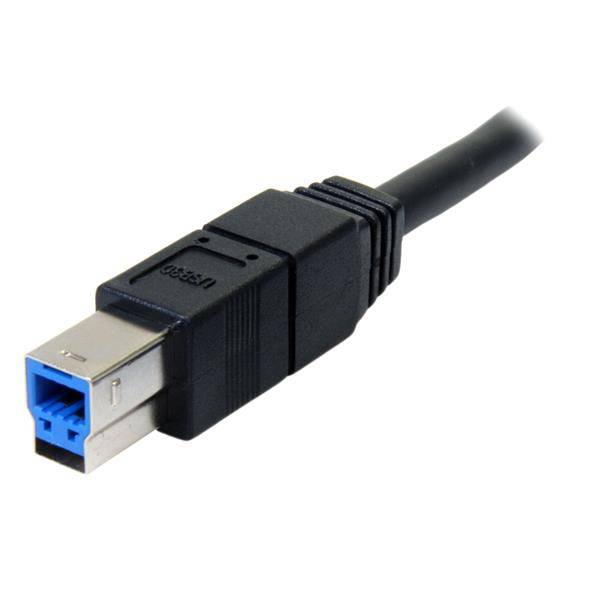 Rca Informatique - image du produit : 3M USB 3.0 A TO B CABLE - USB 3.0 CORD M/M - BLACK