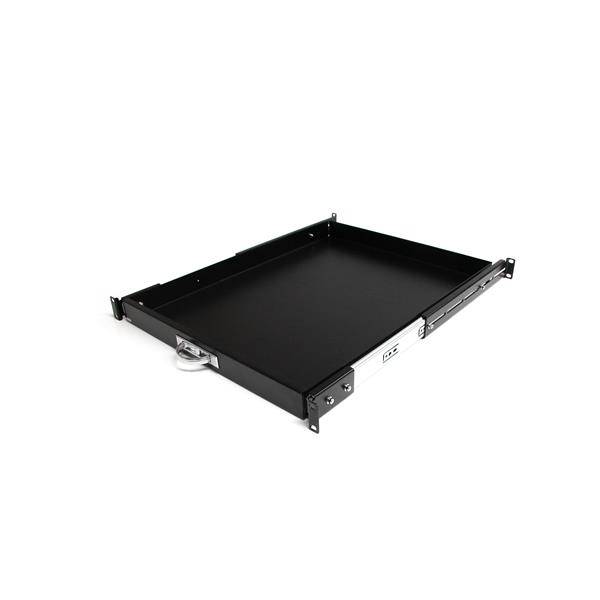 Rca Informatique - image du produit : ARMOIRE RACK SERVEUR NOIRE - 55 CM DE PROFONDEUR