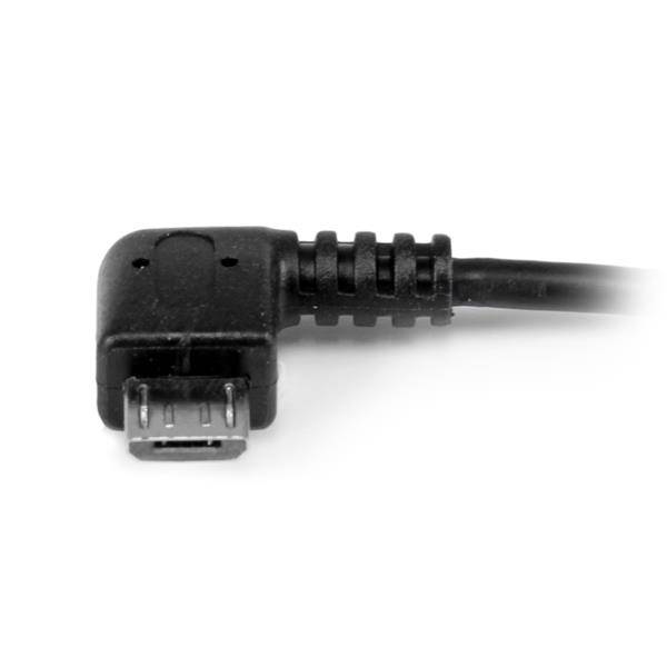 Rca Informatique - image du produit : RIGHT ANGLE MICRO USB MALE TO USB FEMALE OTG HOST CABLE - 5IN