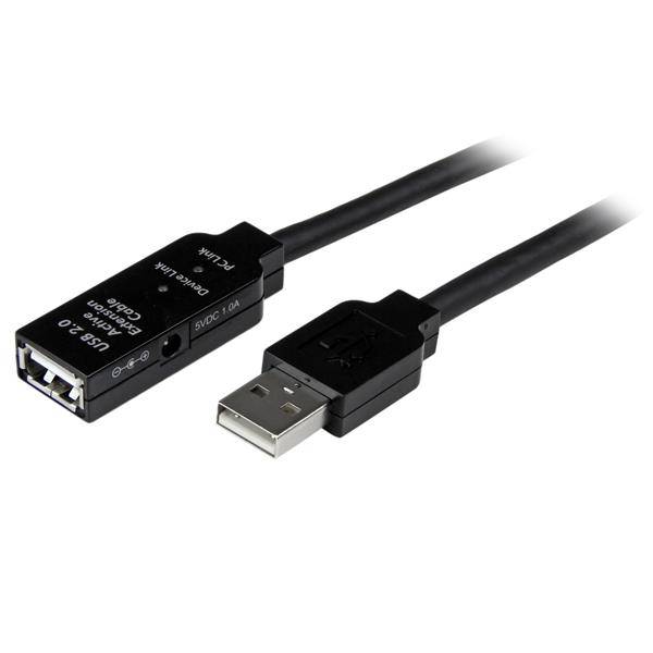 Rca Informatique - image du produit : 5M USB 2.0 ACTIVE REPEATER EXTENDER - MALE TO FEMALE 15FT