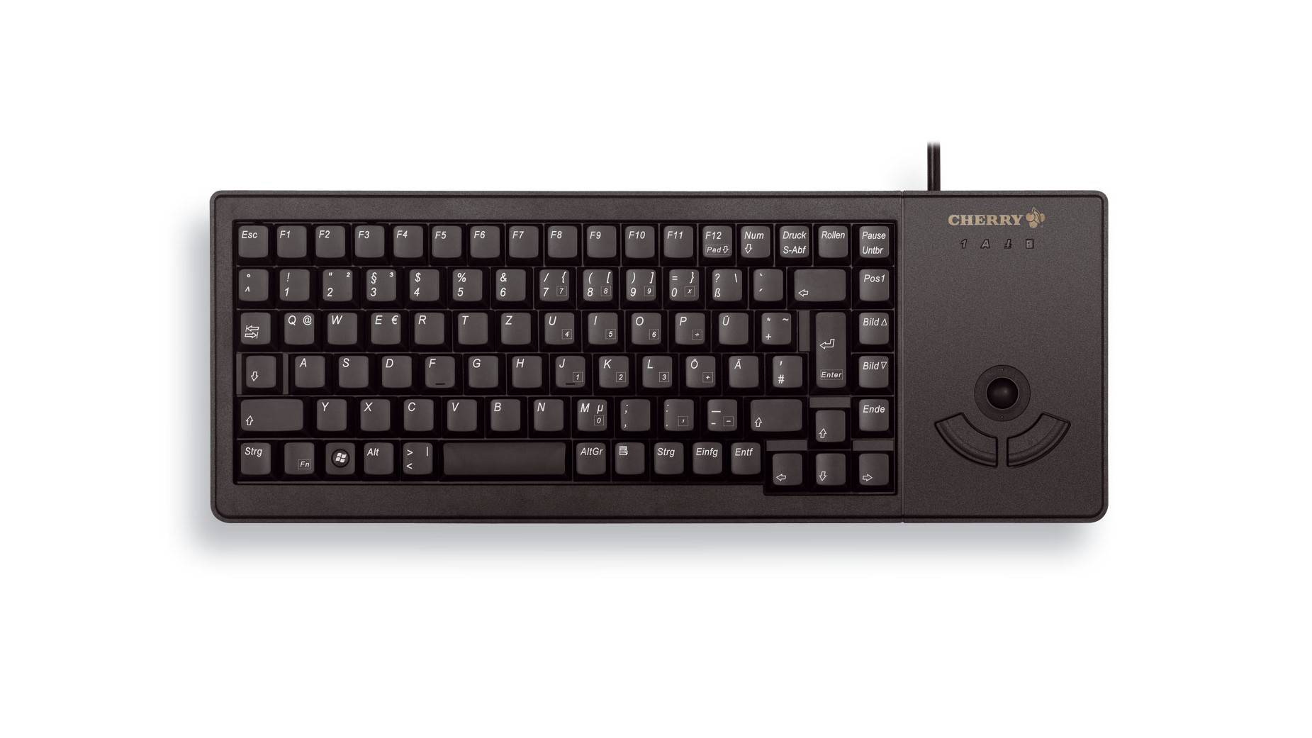 Rca Informatique - image du produit : G84-5400 TRACKBALL KEYBOARD UK-ENGLISH