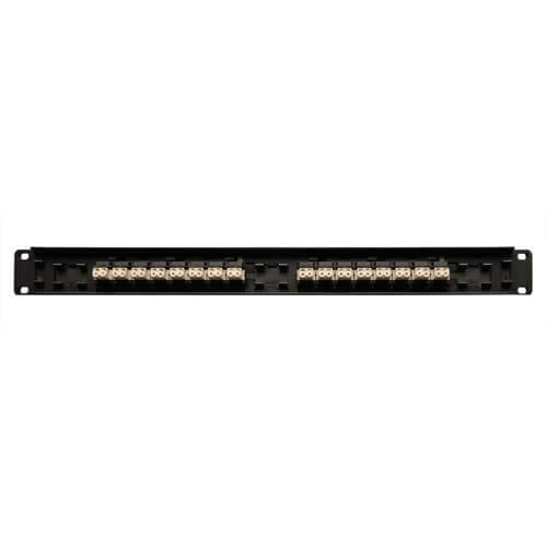 Rca Informatique - image du produit : 16-PORT FIBER OPTIC PATCH PANEL