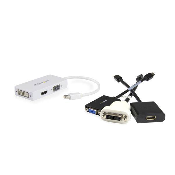 Rca Informatique - image du produit : MDP TO VGA /DVI/HDMI CONVERTER MAC MINI DISPLAYPORT ADAPTER