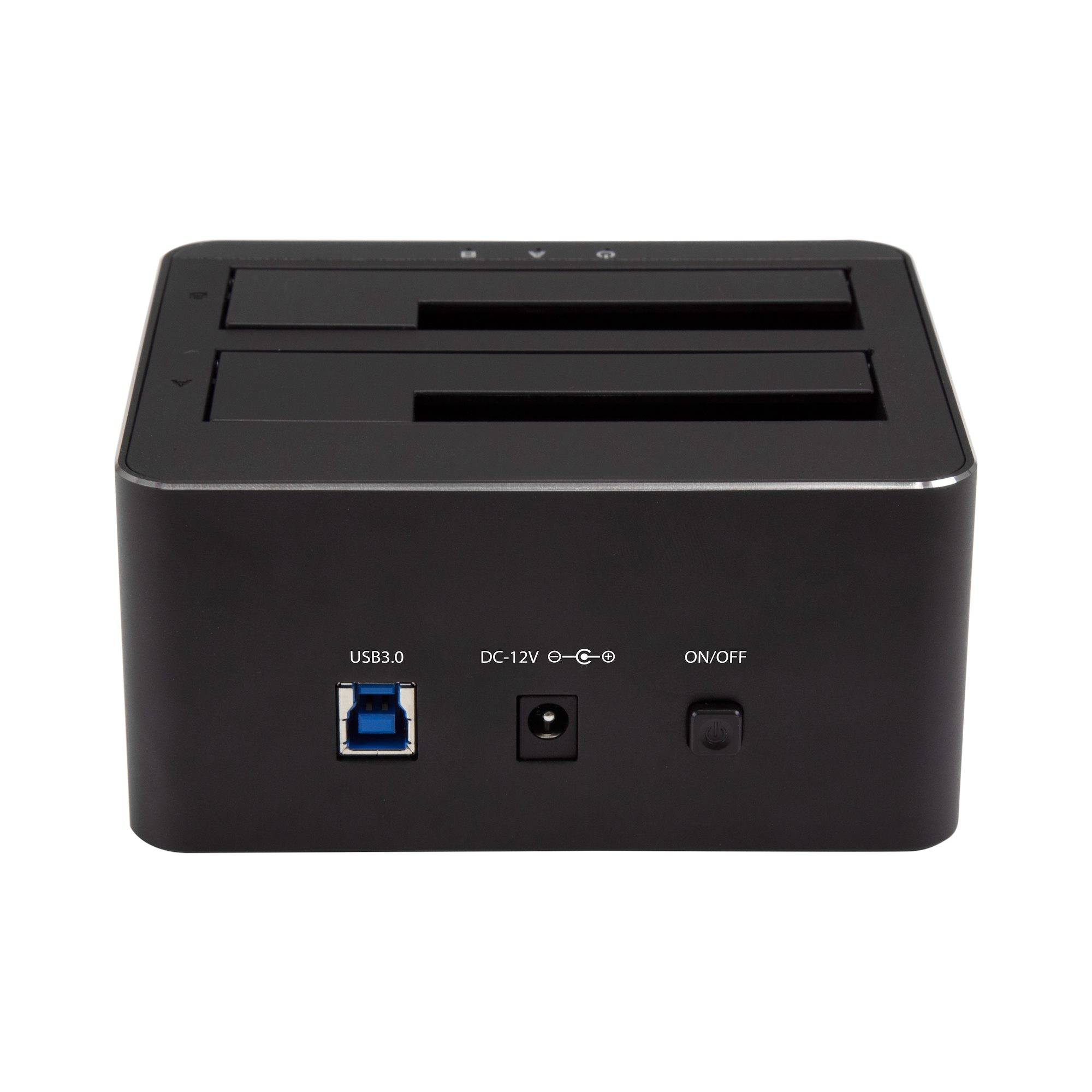 Rca Informatique - image du produit : DOCKING STATION USB 3.0 UASP 2 BAHIAS HDD SATA 2.5 O 3.5