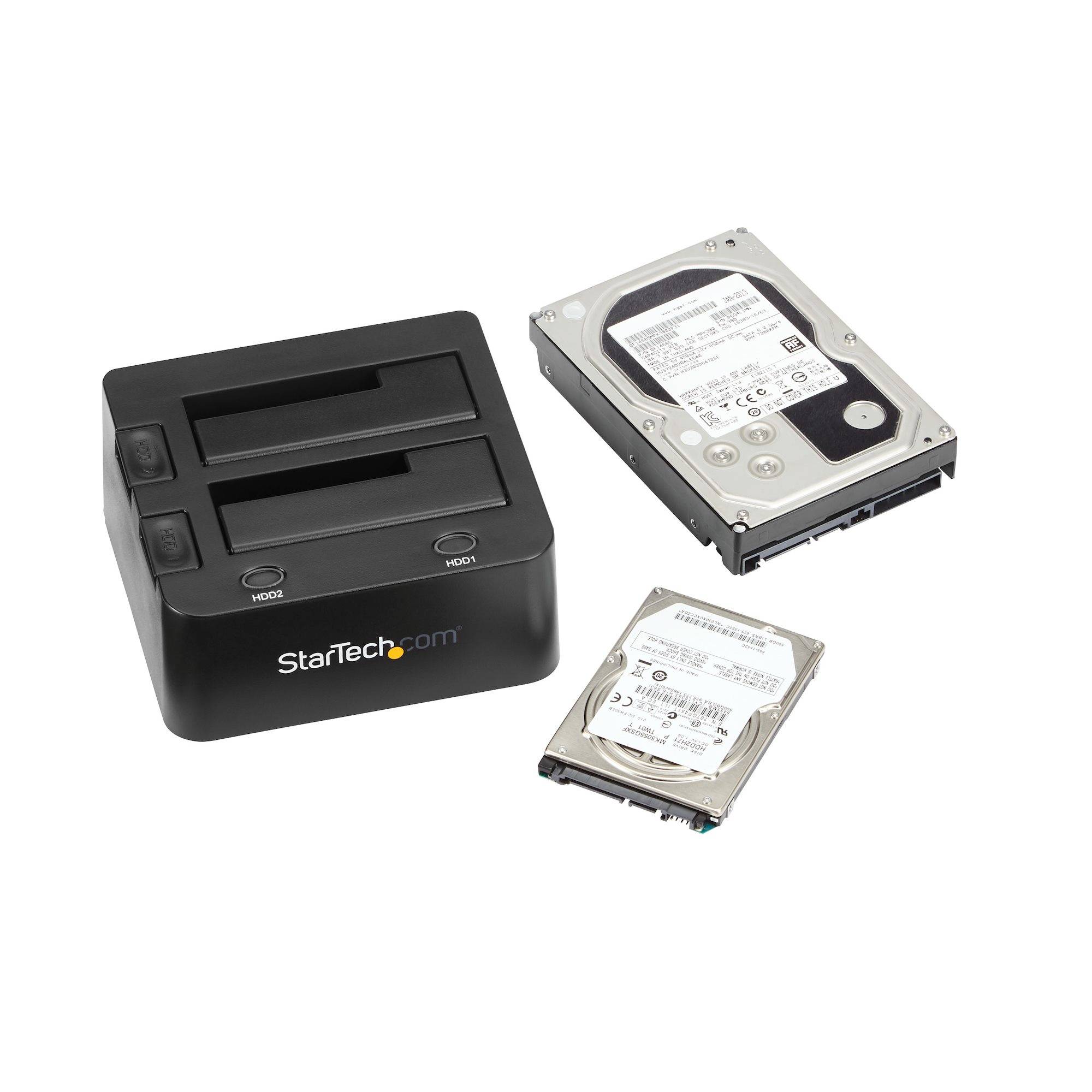 Rca Informatique - image du produit : DOCKING STATION USB 3.0 UASP 2 BAHIAS HDD SATA 2.5 O 3.5