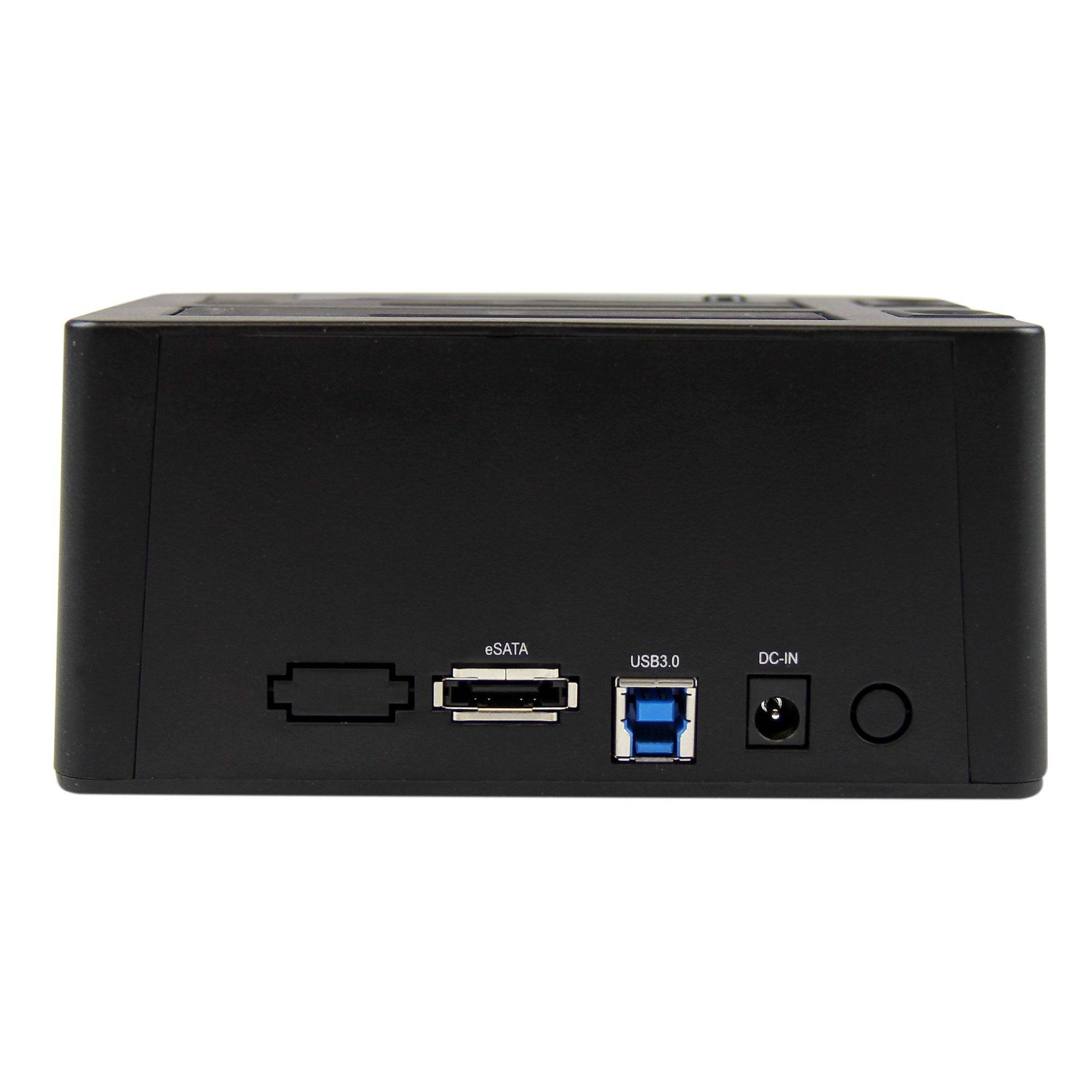 Rca Informatique - image du produit : ESATA/USB 3.0 DUAL HDD/SSD DOCK ESATA 2 BAHIAS SATA 2.5 O 3.5