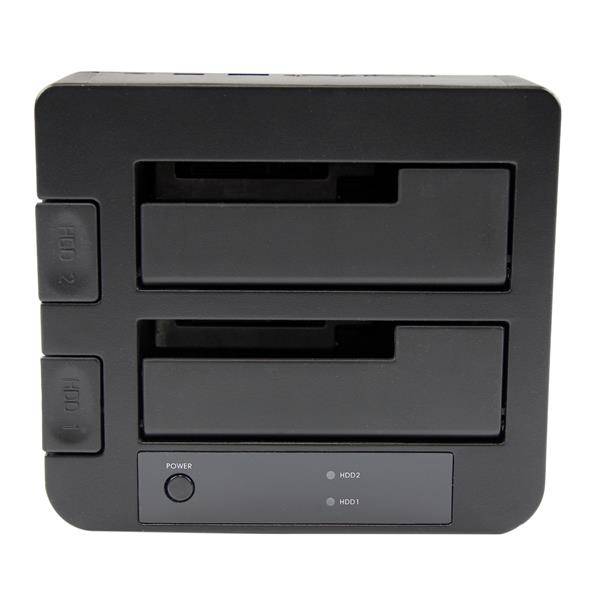 Rca Informatique - image du produit : ESATA/USB 3.0 DUAL HDD/SSD DOCK ESATA 2 BAHIAS SATA 2.5 O 3.5