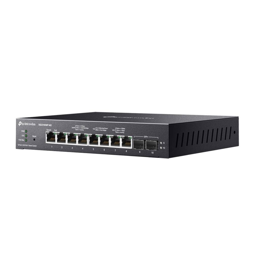 Rca Informatique - image du produit : OMADA 8-PORT 2.5GBASE-T AND 2-PORT 10GE SFP+ SMART SWITCH WI