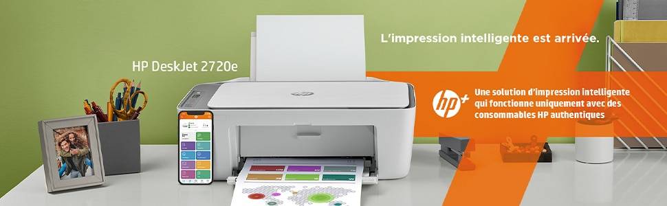 Rca Informatique - image du produit : DESKJET 2720E MFP HP+ WIRELESS PRINT SCAN COPY