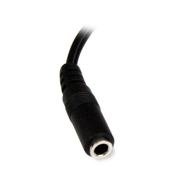 Rca Informatique - image du produit : CABLE ADAPTADOR 15CM DE AUDIO JACK 3.5MM HEMBRA A RCA MACHO