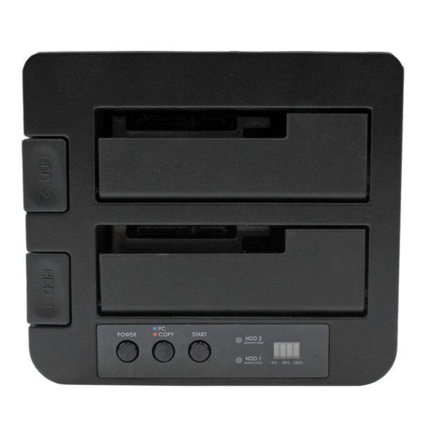 Rca Informatique - image du produit : DUPPLICATEUR AUTONOME 1 A 1 POUR HDD SATA - USB 3.0 / ESATA