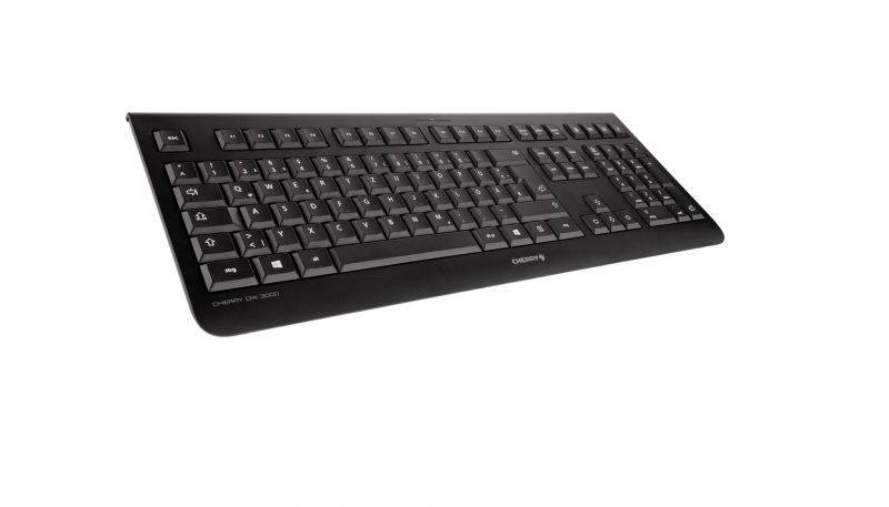 Rca Informatique - image du produit : CHERRY DW 3000 KEYBOARD MOUSE SET US-ENGLISH / INT BLACK