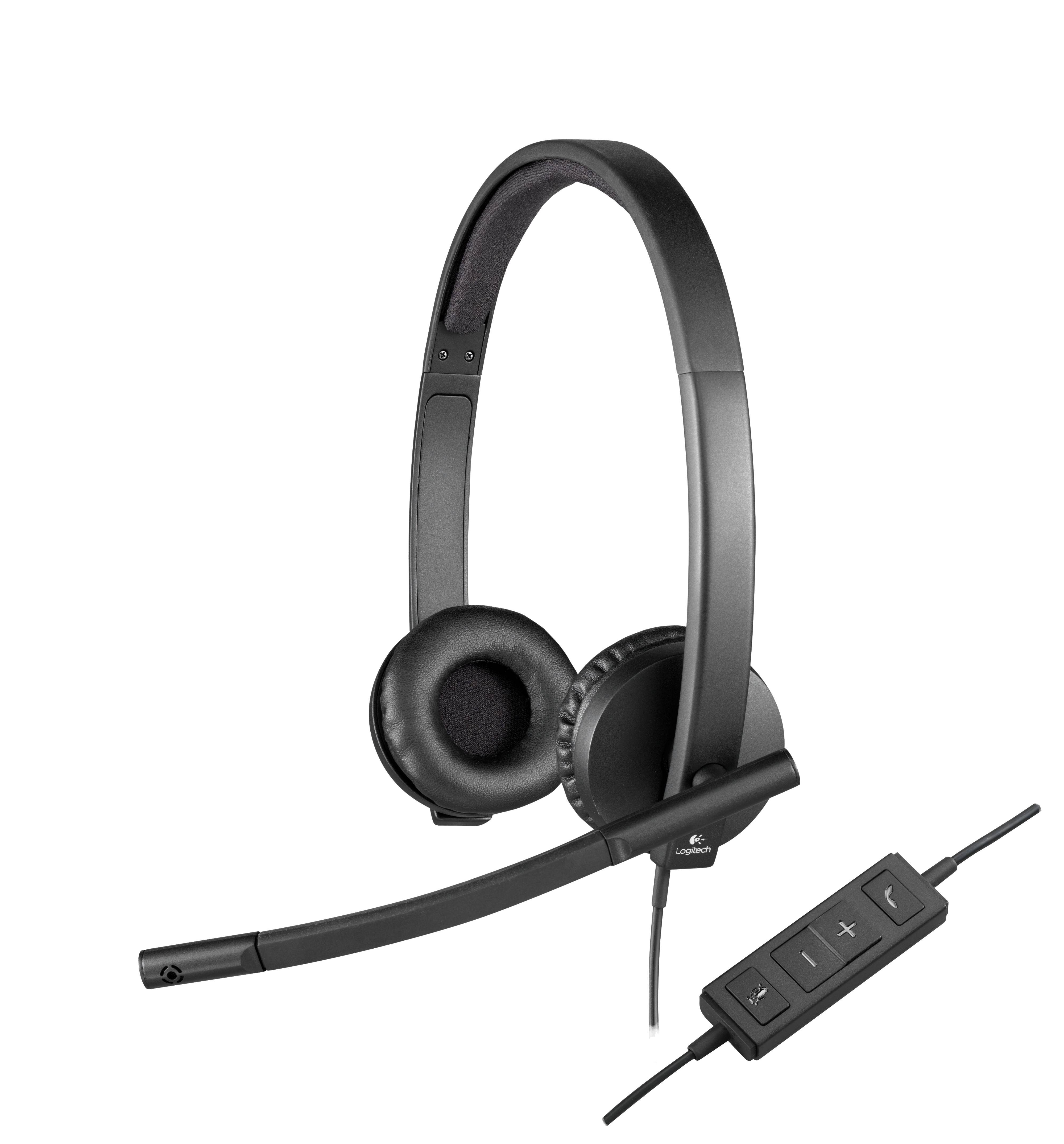 Rca Informatique - Image du produit : CASQUE FILAIRE H570E NOIR MICRO STEREO