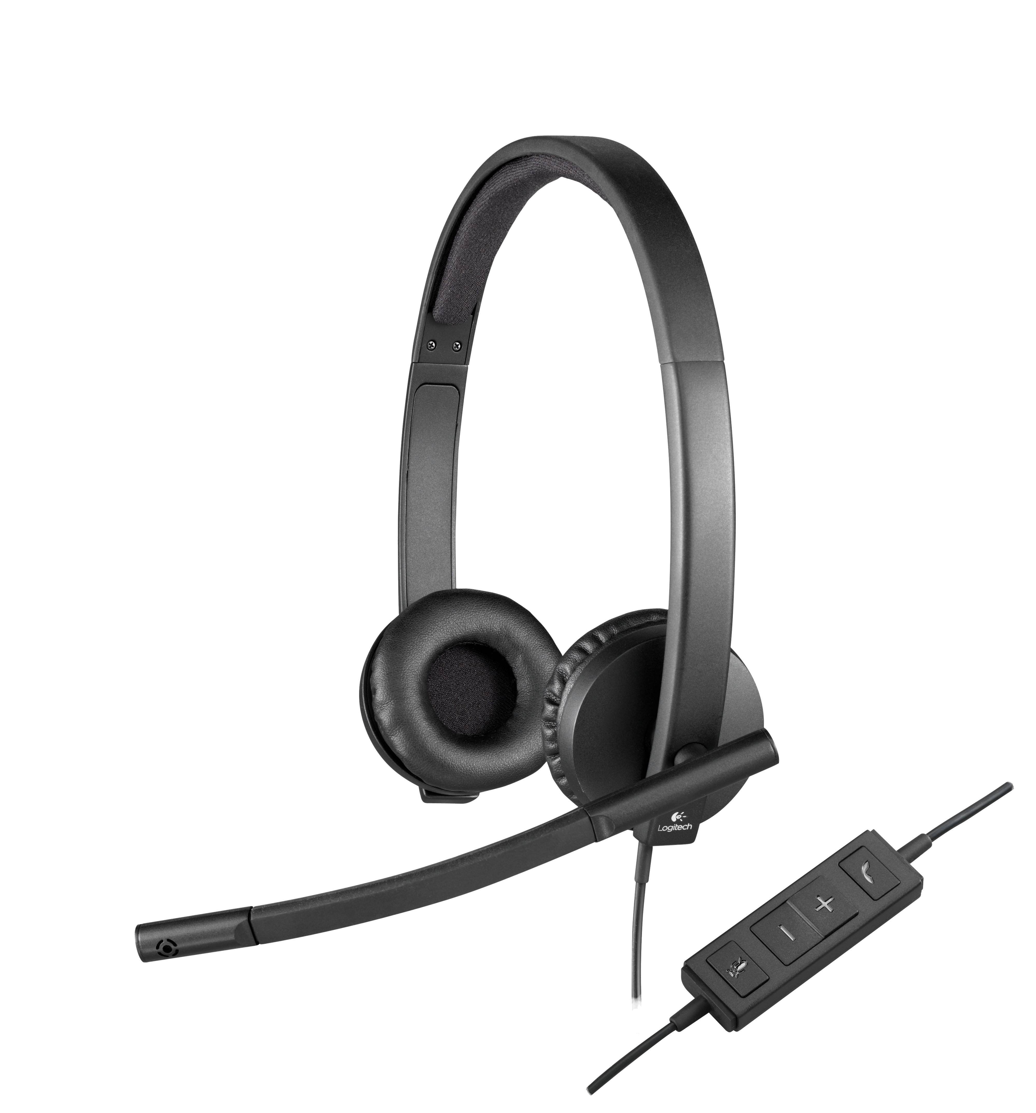 Rca Informatique - image du produit : CASQUE FILAIRE H570E NOIR MICRO STEREO