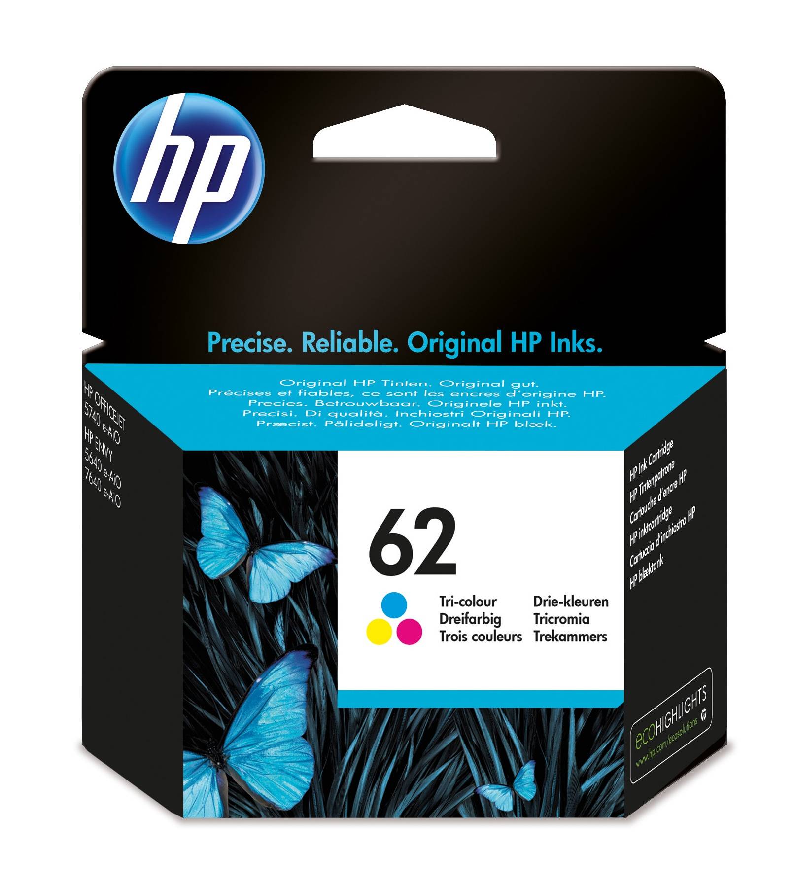 Rca Informatique - Image du produit : INK CARTRIDGE NO 62 C/M/Y BLISTER