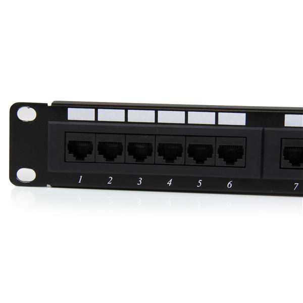 Rca Informatique - image du produit : 1U 24 PORT NETWORK PATCH PANEL 110 TYPE RACK MOUNT PATCH PANEL