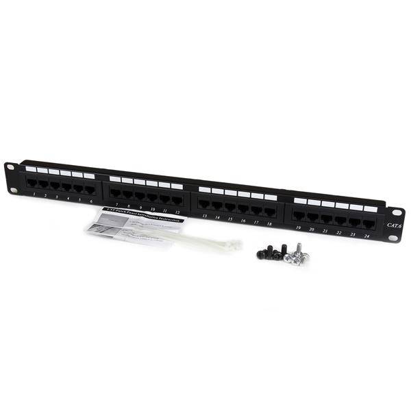 Rca Informatique - image du produit : 1U 24 PORT NETWORK PATCH PANEL 110 TYPE RACK MOUNT PATCH PANEL