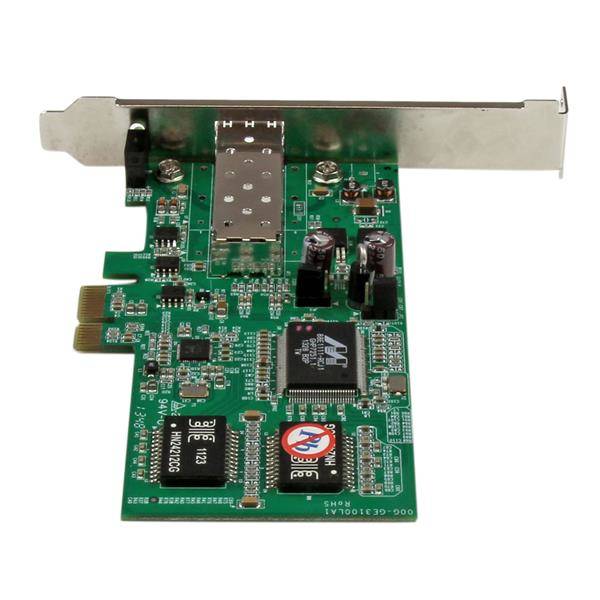 Rca Informatique - image du produit : CARTE RESEAU PCIE 1 PORT FIBRE OPTIQUE GBE NIC - SFP OUVERT