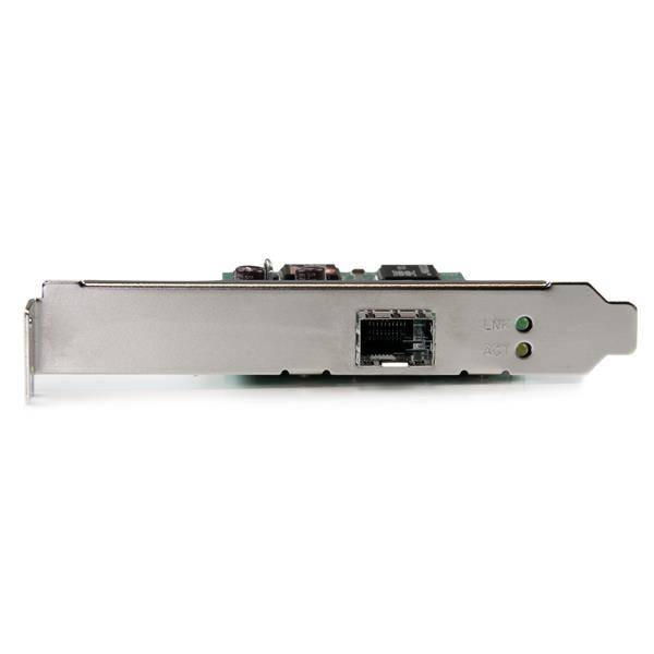 Rca Informatique - image du produit : CARTE RESEAU PCIE 1 PORT FIBRE OPTIQUE GBE NIC - SFP OUVERT