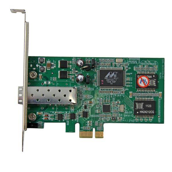 Rca Informatique - image du produit : CARTE RESEAU PCIE 1 PORT FIBRE OPTIQUE GBE NIC - SFP OUVERT