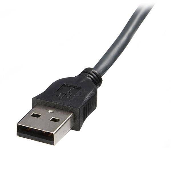 Rca Informatique - image du produit : CABLE KVM ULTRAFIN 2 EN 1 USB VGA -18M