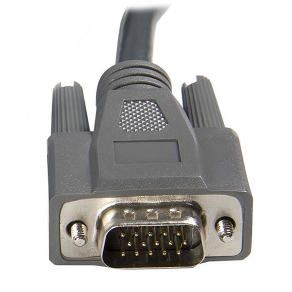 Rca Informatique - image du produit : CABLE KVM ULTRAFIN 2 EN 1 USB VGA - 3M