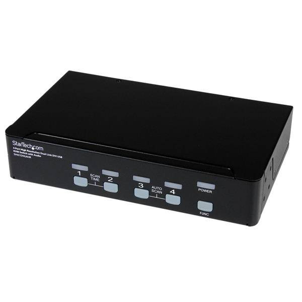 Rca Informatique - Image du produit : COMMUTATEUR KVM USB DVI DUAL LINK - 4 PORTS