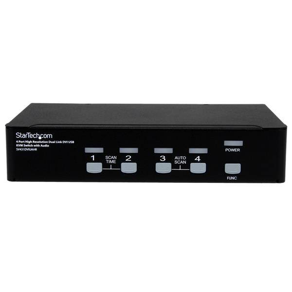 Rca Informatique - image du produit : COMMUTATEUR KVM USB DVI DUAL LINK - 4 PORTS