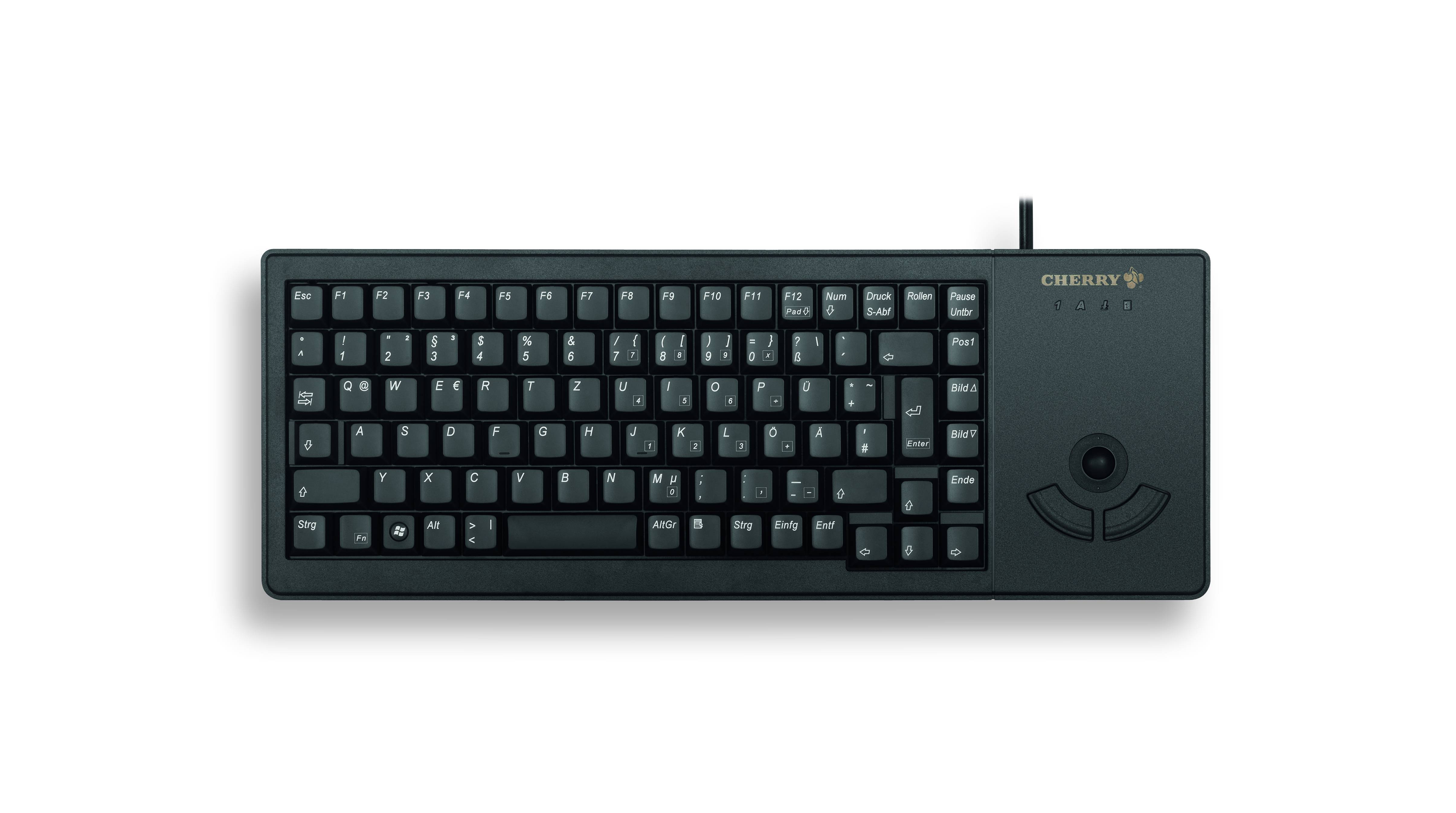 Rca Informatique - image du produit : G84-5400 TRACKBALL KEYBOARD PAN-NORDIC