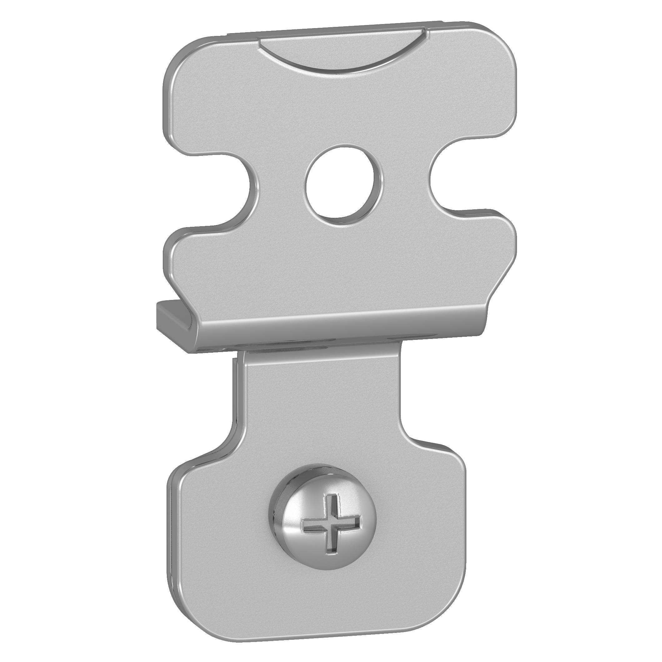 Rca Informatique - image du produit : SET OF 4 WALL FIXING LUGS MADE OF STEEL. FOR SPACIAL S3D CRNG E