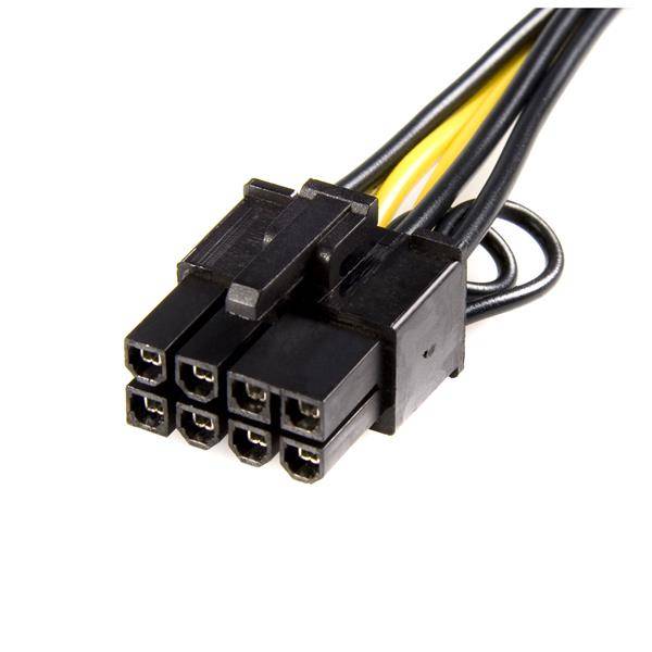 Rca Informatique - image du produit : PCI EXPRESS 6 PIN TO 8 PIN POWER ADAPTER CABLE